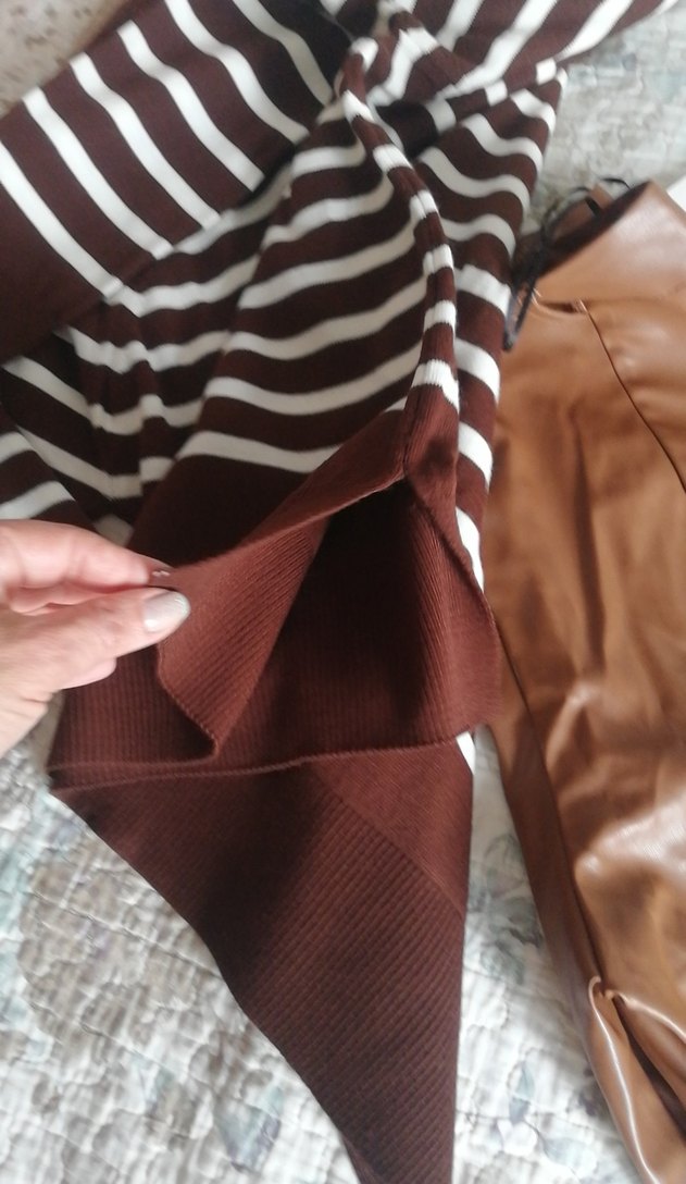 Deri Kahverengi pantolon - Görsel 5