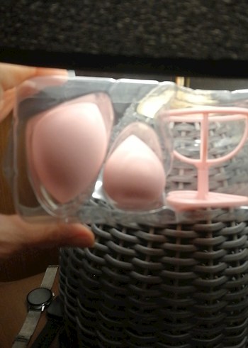 Eklips Pembe Makyaj Süngeri ve Stand Seti - Görsel 11