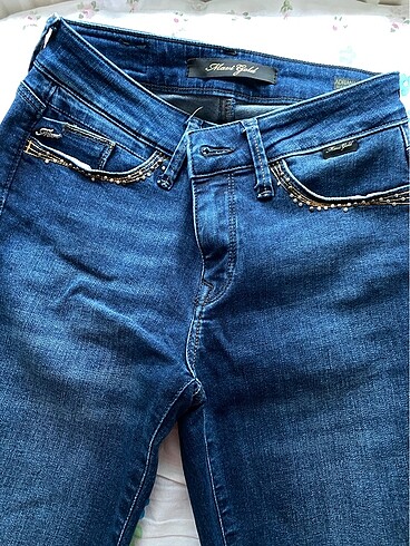xs Beden mavi jean kot pantolon