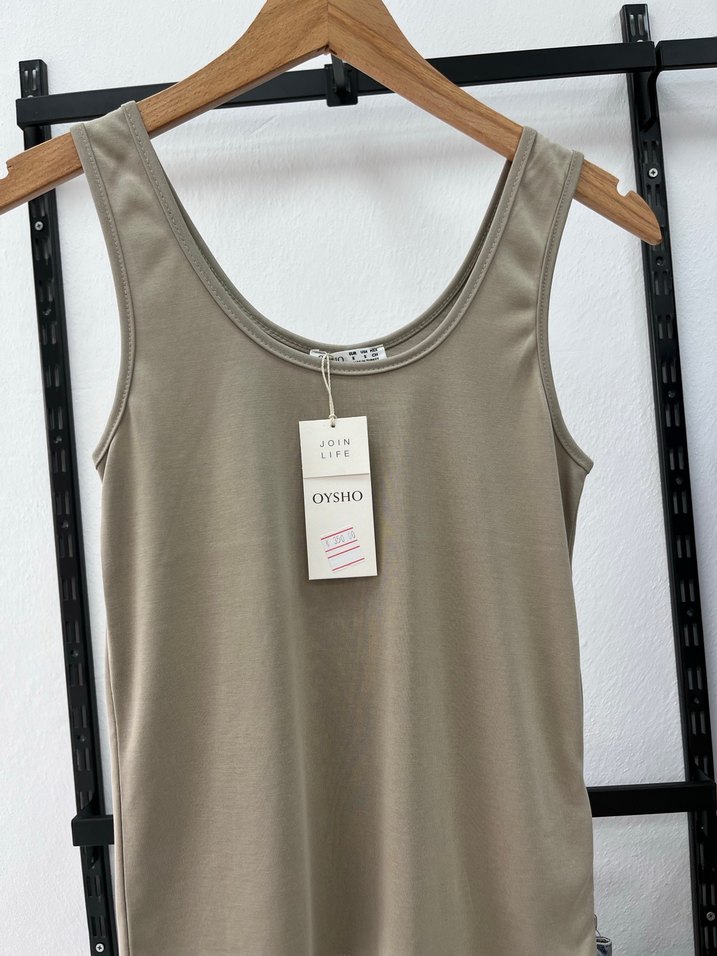 Haki Kadın Kolsuz Atlet - Görsel 3