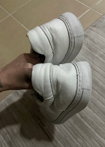 Beyaz Erkek Minimalist Spor Ayakkabı - Görsel 2