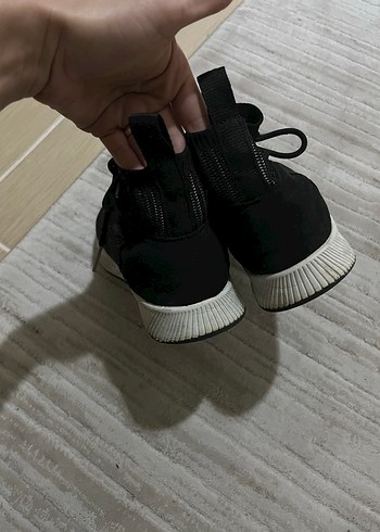 Siyah Bağcıklı Kadın Spor Ayakkabı - Görsel 5