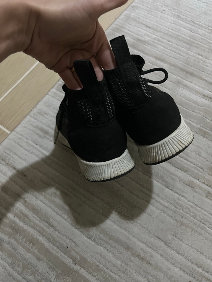 Siyah Bağcıklı Kadın Spor Ayakkabı - Görsel 5