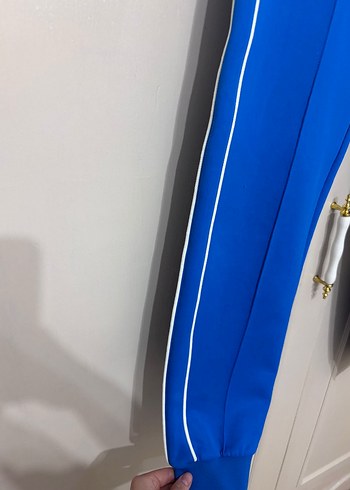 Mavi Fermuarlı Kadın Eşofman Takımı - Görsel 7