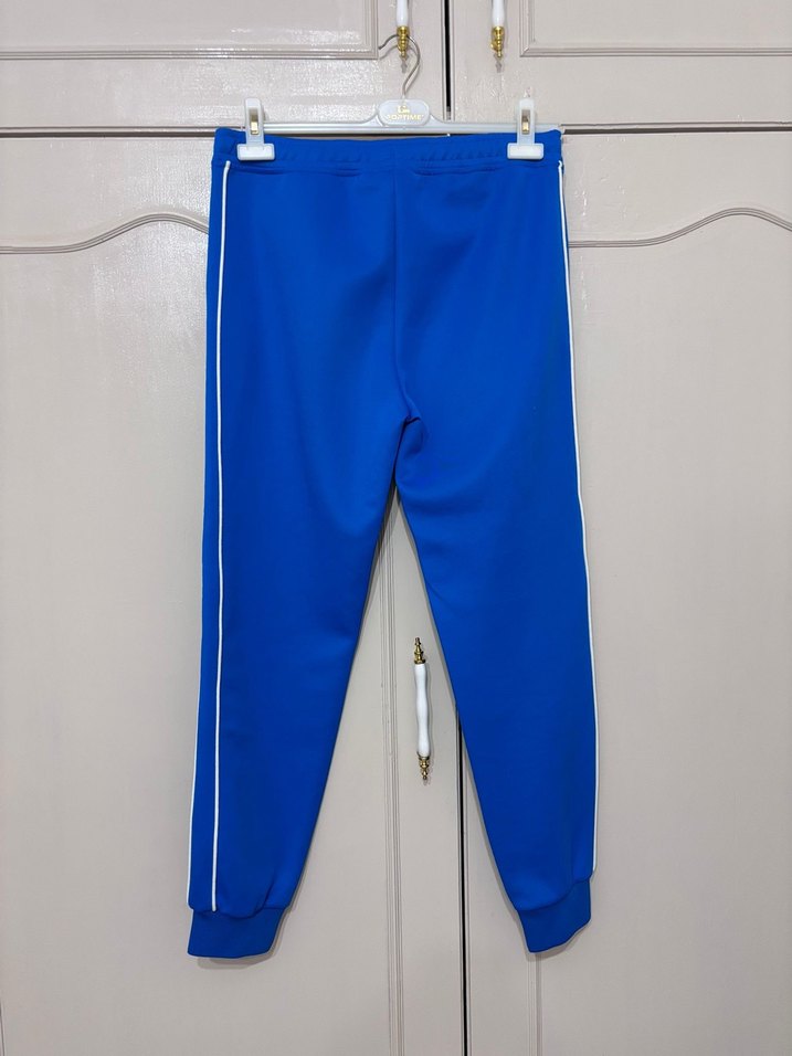 Mavi Fermuarlı Kadın Eşofman Takımı - Görsel 3