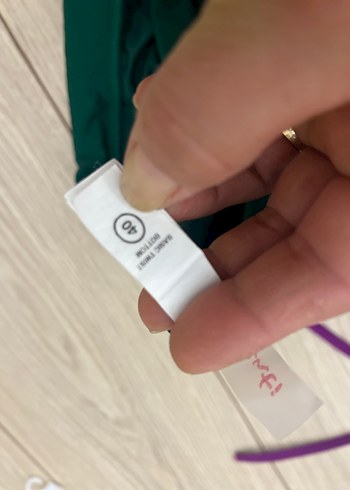 Mor Bağcıklı Bohem Bikini Altı - Görsel 2