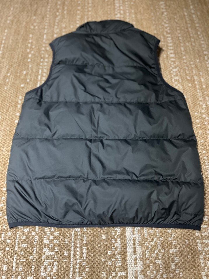 Siyah Şişme Yelek, Fermuarlı, Yüksek Yaka kaz tüyü - Görsel 2