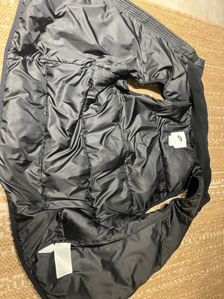 Siyah Şişme Yelek, Fermuarlı, Yüksek Yaka kaz tüyü - Görsel 4