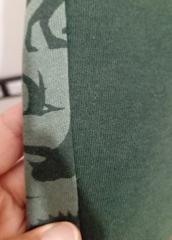 Erkek Çocuk Koyu Yeşil dinazorfigurlu Eşofman Altı - Görsel 4