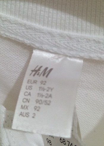 Erkek Çocuk Beyaz Düğmeli Polo Tişört - Görsel 3