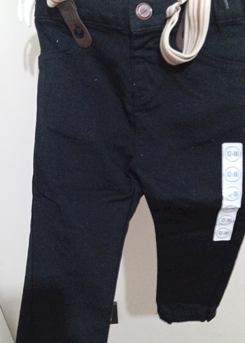 Erkek Çocuk Siyah Kot Pantolon ketenn - Görsel 2