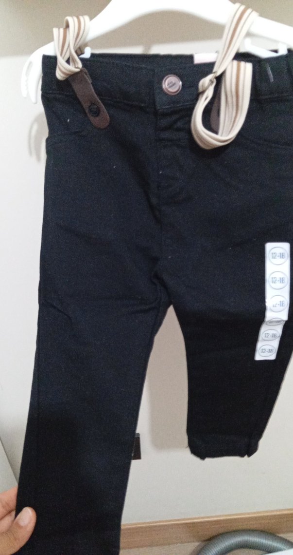 Erkek Çocuk Siyah Kot Pantolon ketenn - Görsel 2