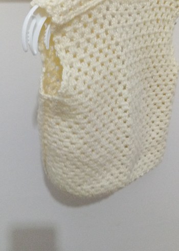 Kız Çocuk Örgü Kolsuz Bohem Yelek - Görsel 3