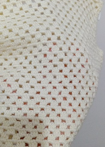 Kız Çocuk Örgü Kolsuz Bohem Yelek - Görsel 2