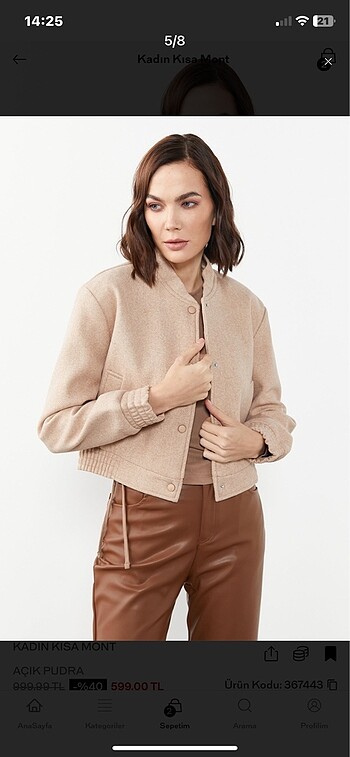 Zara Bomber ceket