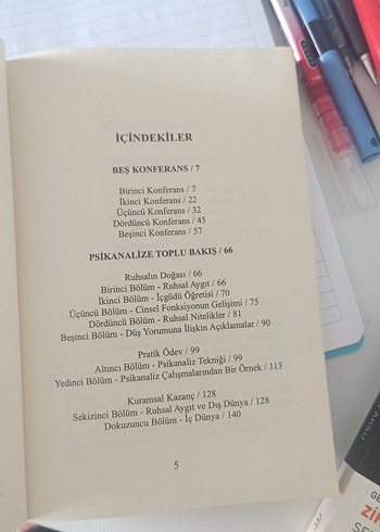 Beş Konferans ve Psikanalize - Sigmund Freud