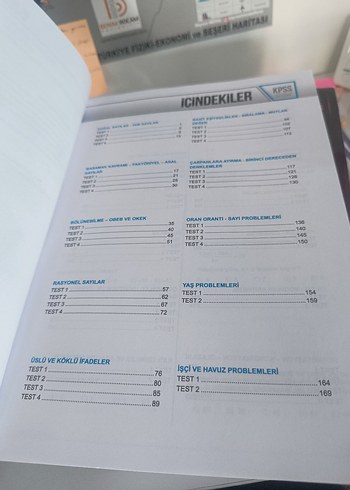 Beden 2026 KPSS Matematik Soru Bankası Modüler Set