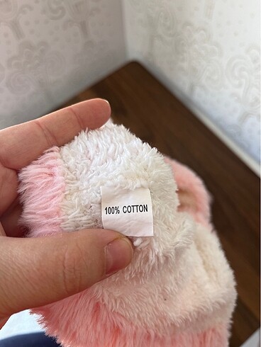 Kız Bebek Peluş Mont - Görsel 4