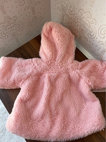 Kız Bebek Peluş Mont - Görsel 3
