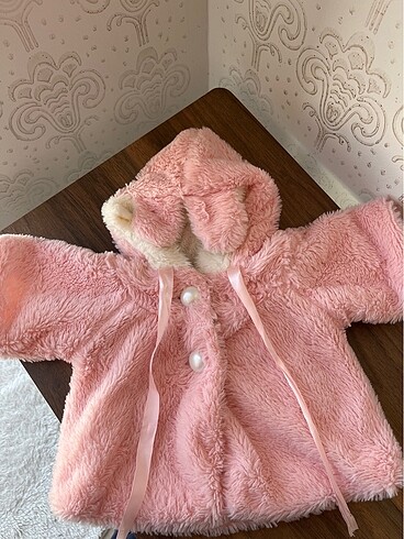 Kız Bebek Peluş Mont - Görsel 2