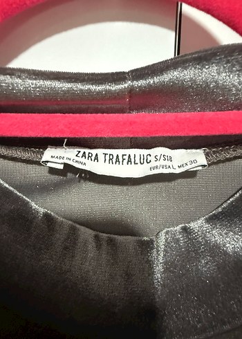 Gri Kadın Kısa Kollu Bluz - Görsel 2