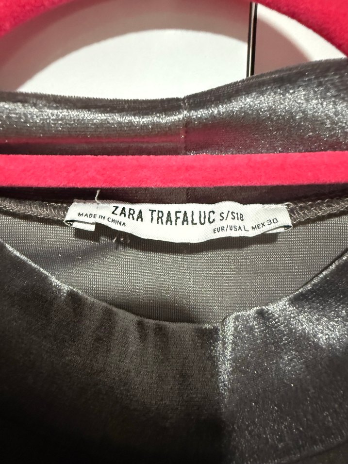 Gri Kadın Kısa Kollu Bluz - Görsel 2