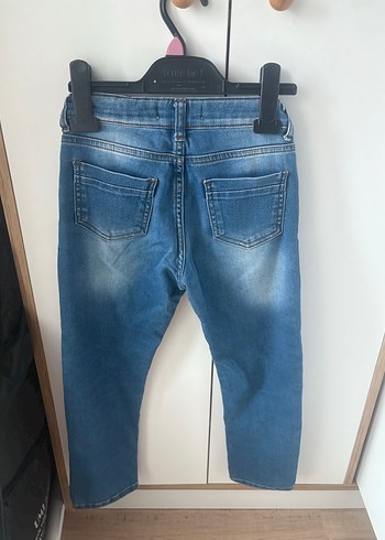 8 Yaş Beden Erkek Çocuk Mavi Denim Kot Pantolon