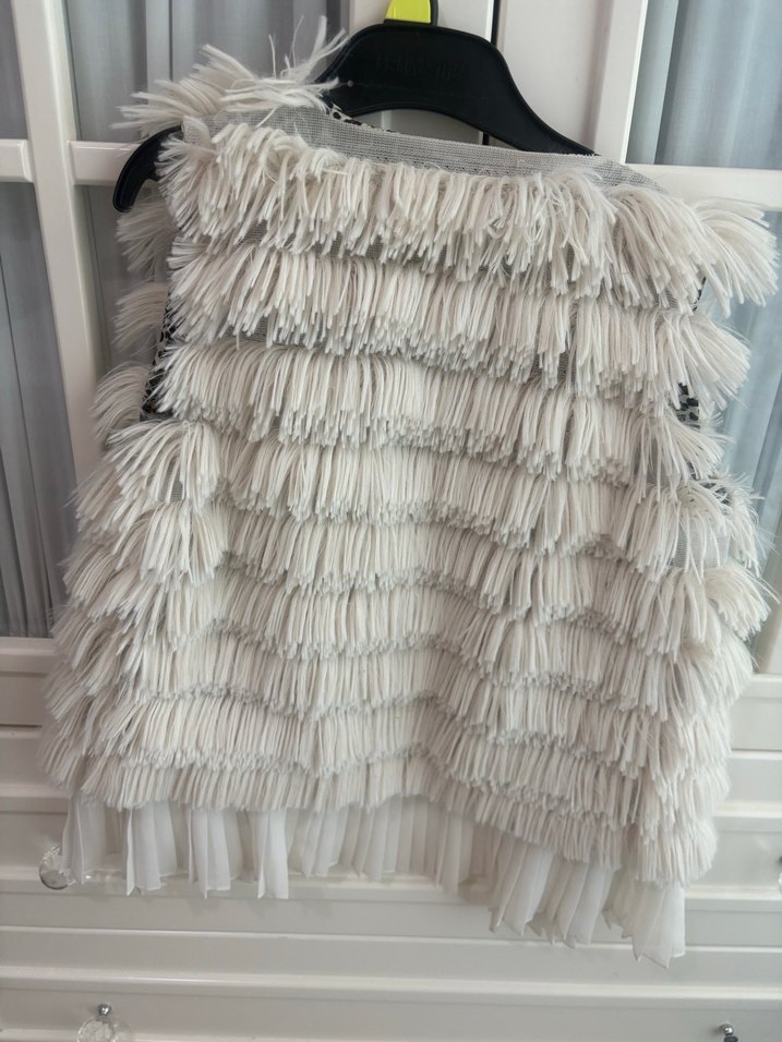 Kürk Detaylı leopar desen yelek - Görsel 2