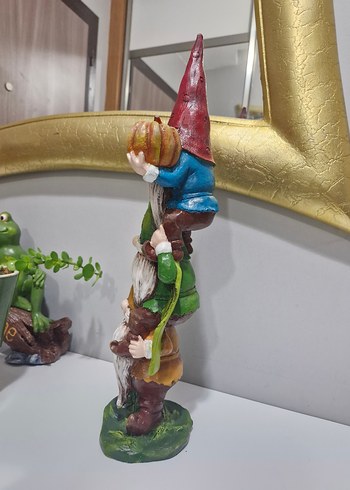 Beden çeşitli Renk Renkli Bahar Temalı Cüce Biblo