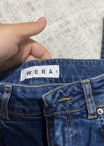 xs Beden mavi Renk Kadın Mavi Normal Kesim Denim Pantolon