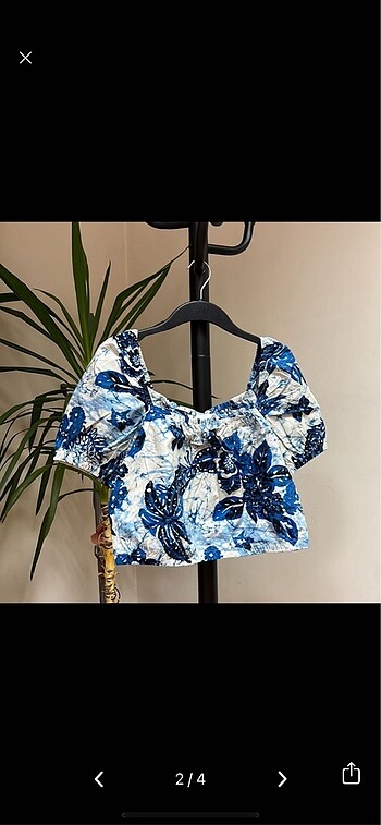 H&M H&M Kadın Çiçekli Bluz