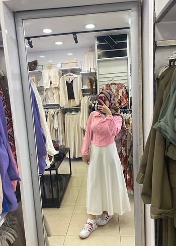 Pembe korse gömlek - Görsel 2