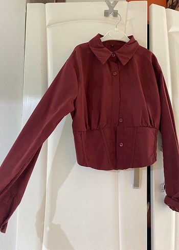 Beyaz Keten Uzun Kollu Düğmeli Gömlek - Görsel 4