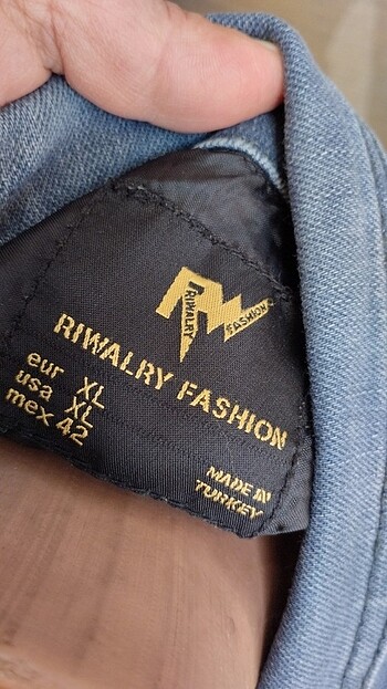 xl Beden RİVALARY MARKA LİCRALI KOT MONT