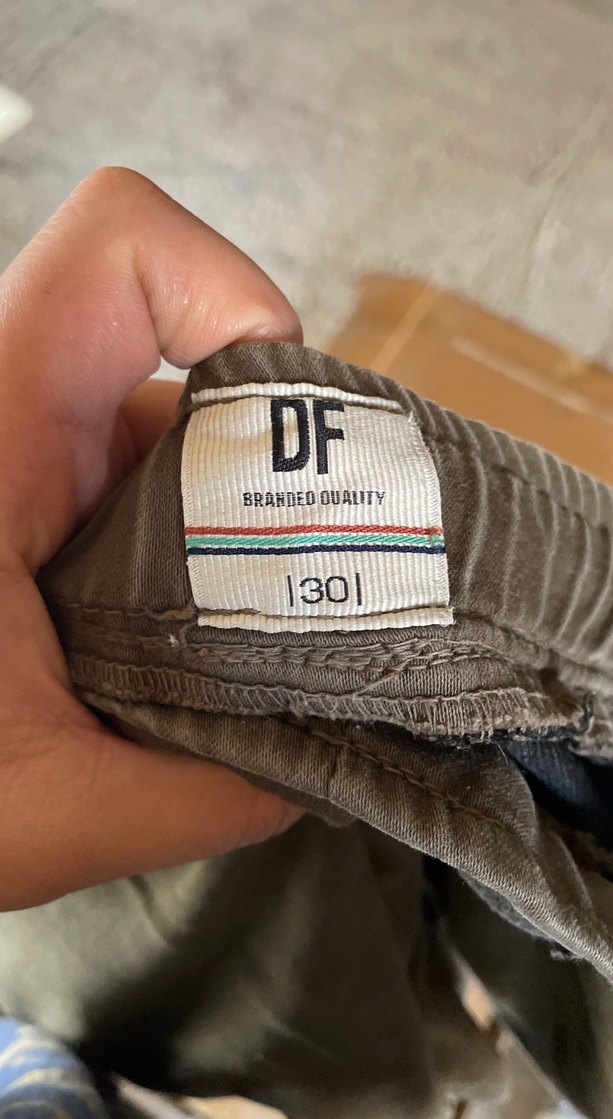 Gri Bel Detaylı Rahat Kesim unisex Pantolon - Görsel 2