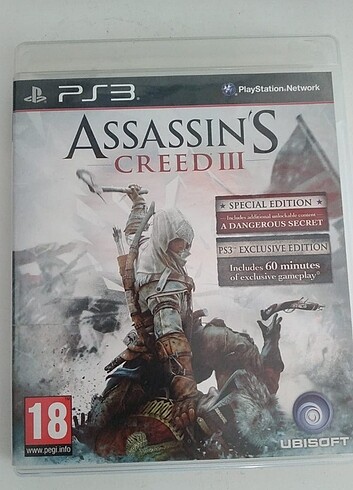 PS3 ASSASSINS CREED III SPECIAL EDITION