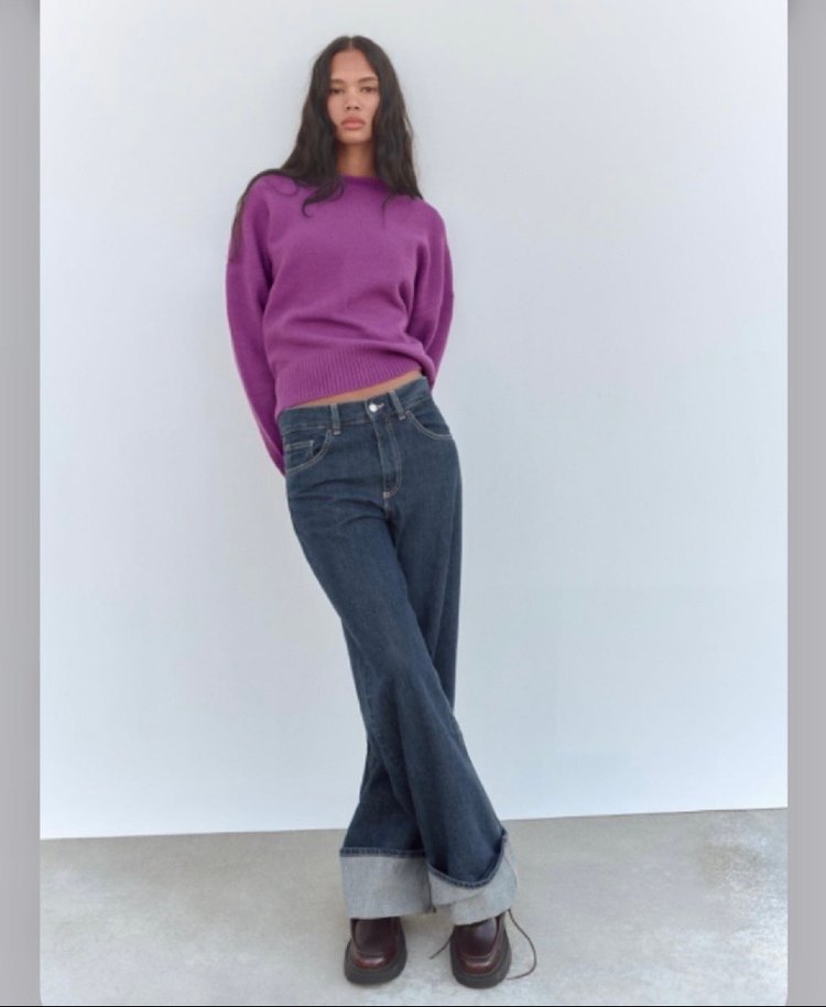 Zara Mor Kazak - Görsel 2