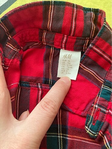 6-9 Ay Beden Erkek bebek gömlek #H&M