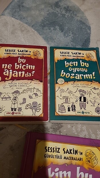  Beden 9 adet kitap set - sessiz sakin in gürültülü maceralari