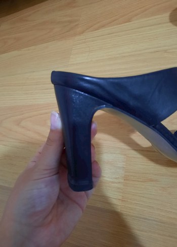 Diğer Siyah Tokalı Stiletto Kadın terlik