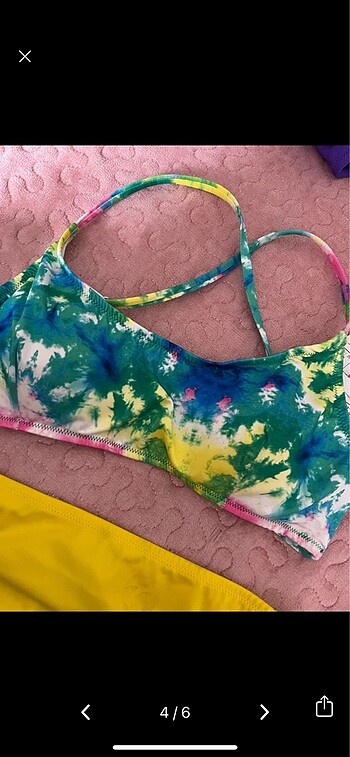 40 Beden sarı Renk Bikini
