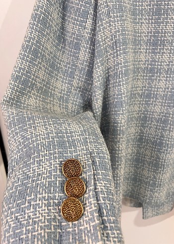 Diğer Düğmeli Midi Kadın Blazer Ceket