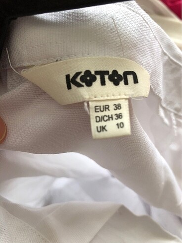 m Beden beyaz Renk Koton