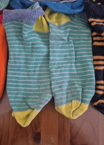 Renkli Erkek Çocuk Çorapları 6'lı Set 4 5 yaş - Görsel 4