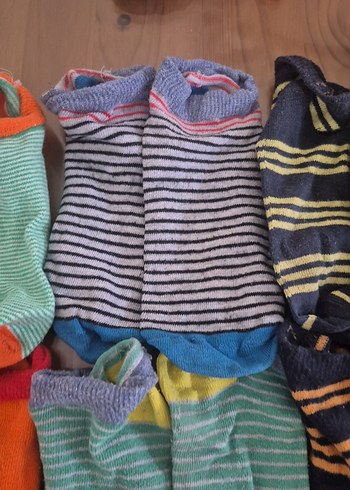 Renkli Erkek Çocuk Çorapları 6'lı Set 4 5 yaş - Görsel 5