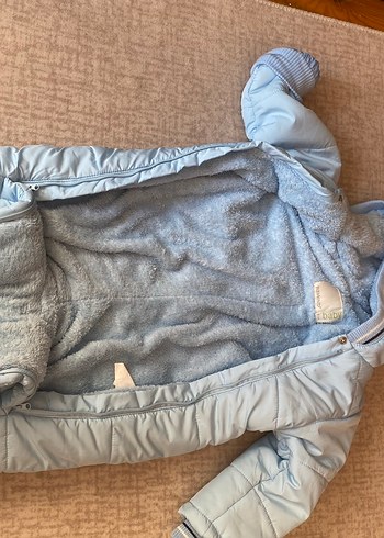 Mavi Erkek Bebek Nakışlı Kayak Tulumu - Görsel 2