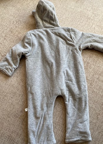 Gri Bebek Erkek Triko Polar Tulumu - Görsel 3