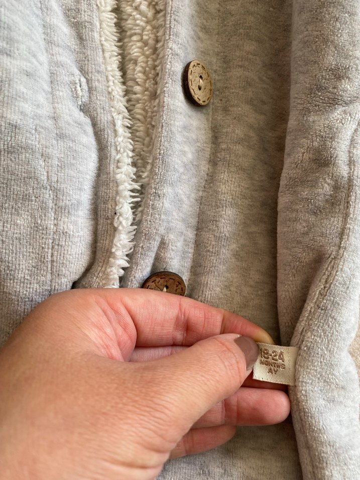 Gri Bebek Erkek Triko Polar Tulumu - Görsel 4