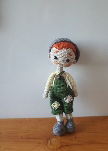 Amigurumi El Örgüsü Erkek Bebek Oyuncak