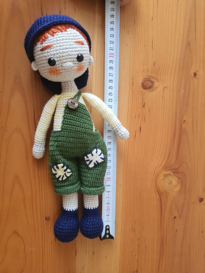 Amigurumu El Yapımı Örgü Bebek - Görsel 3